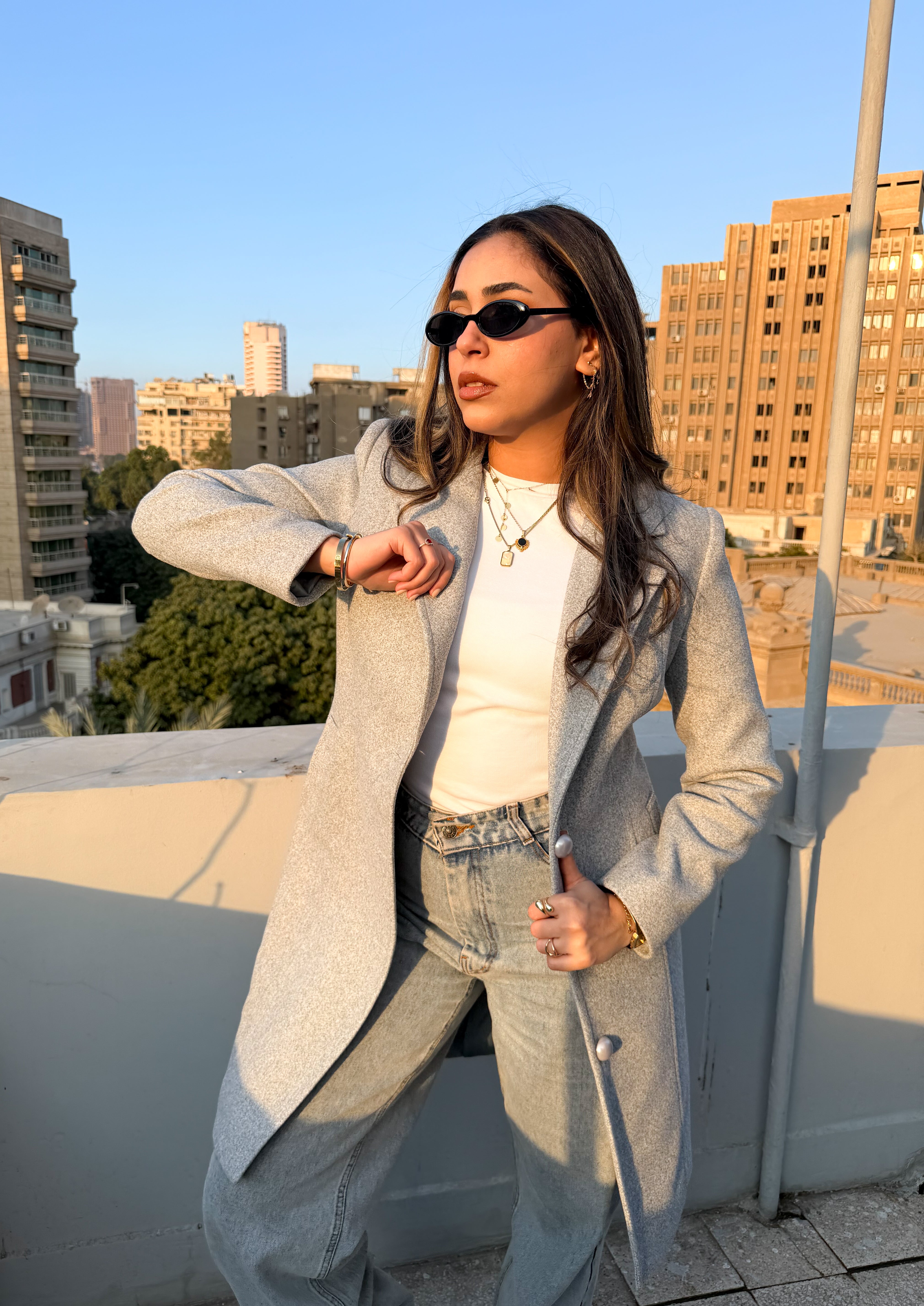 Silver Long Coat