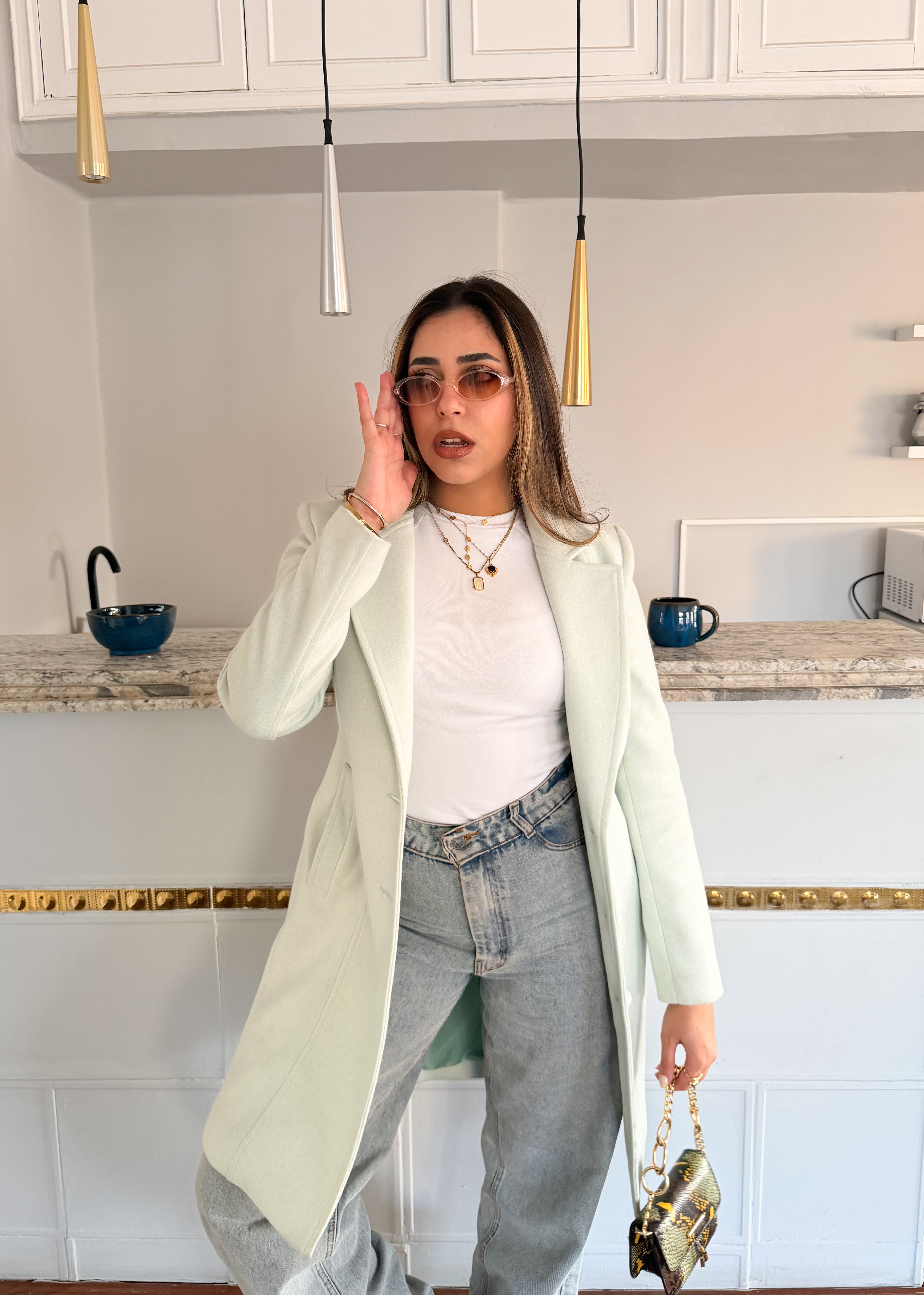 Mint Long Coat
