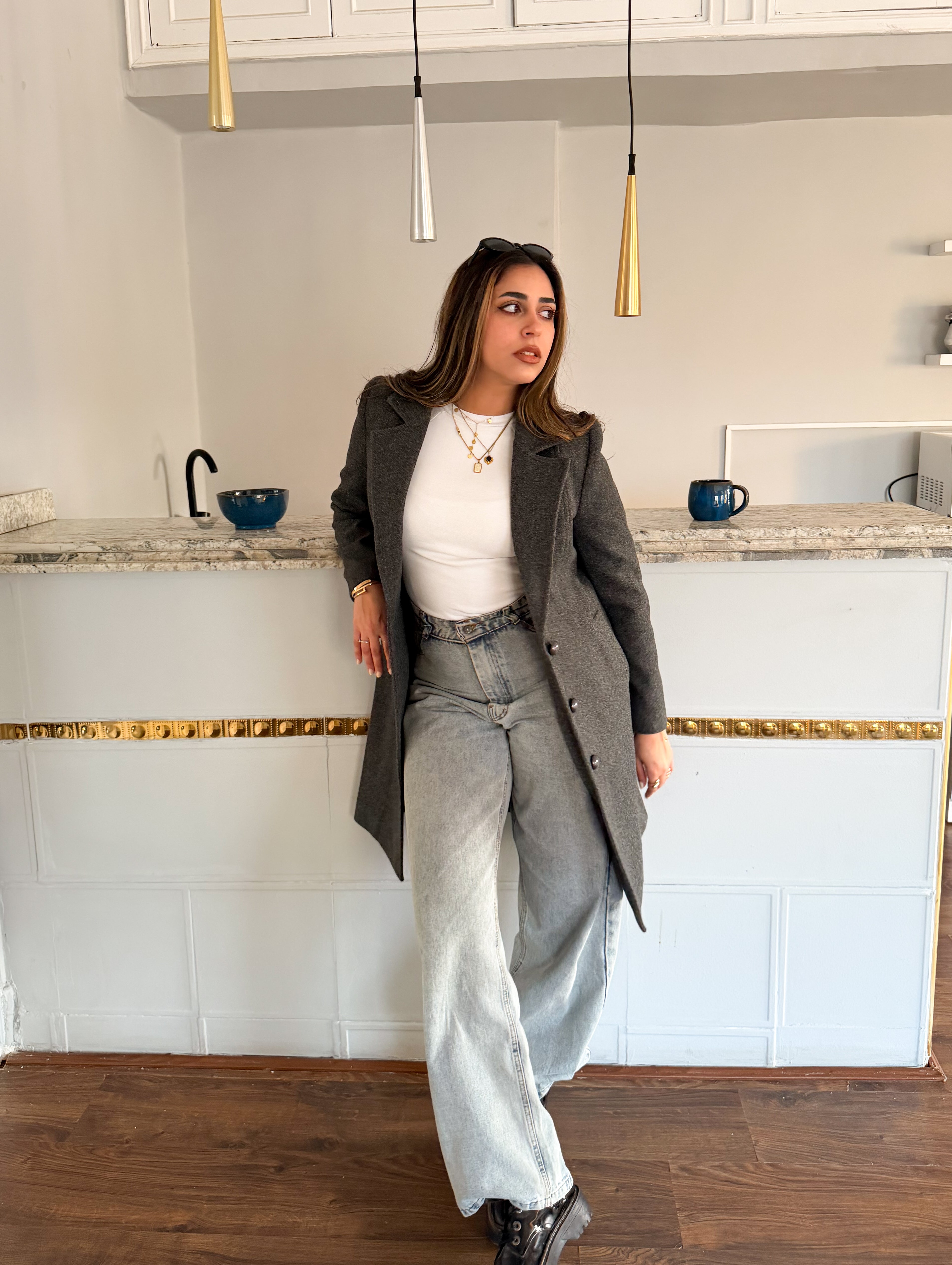 Grey Long Coat