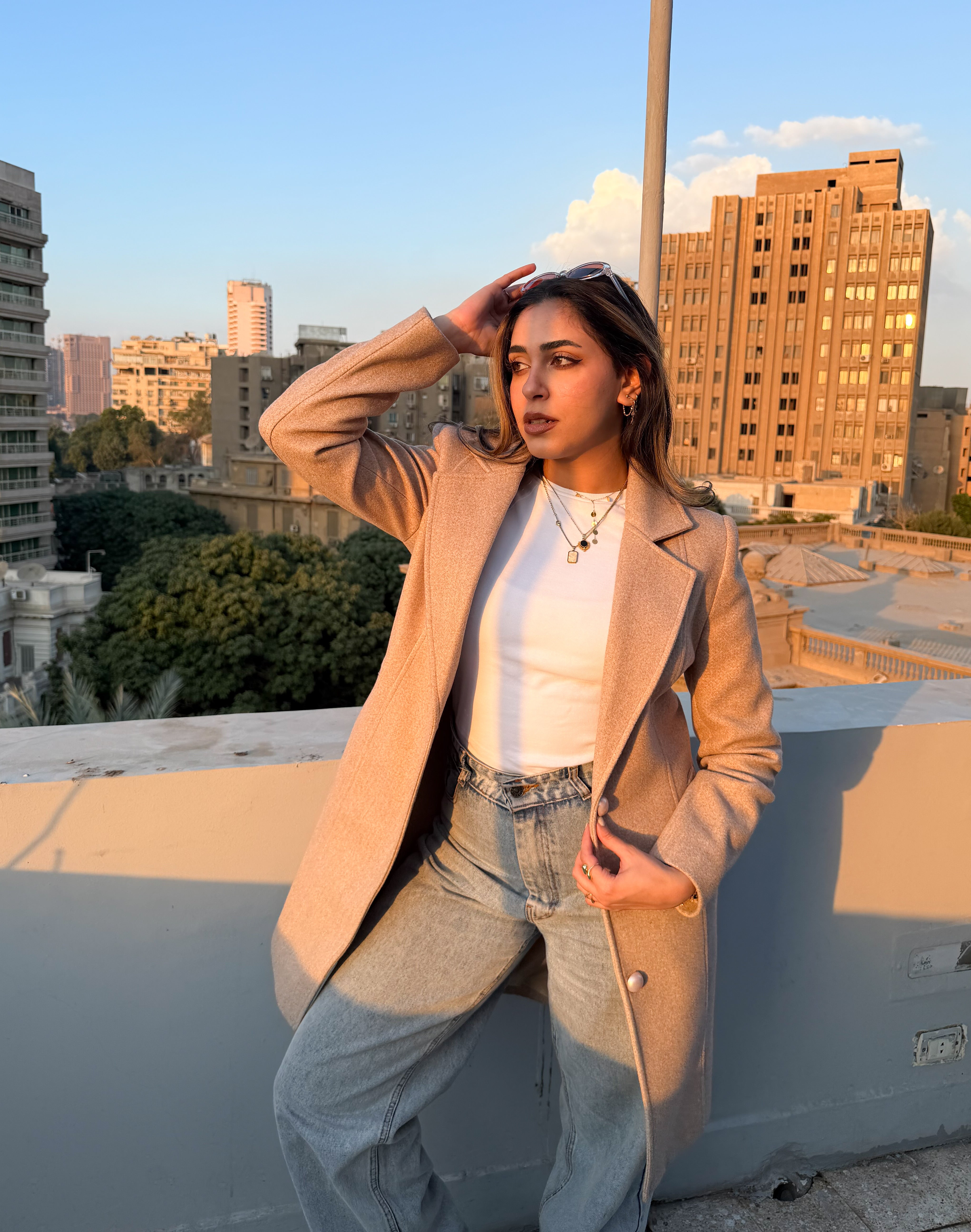 Beige Long Coat