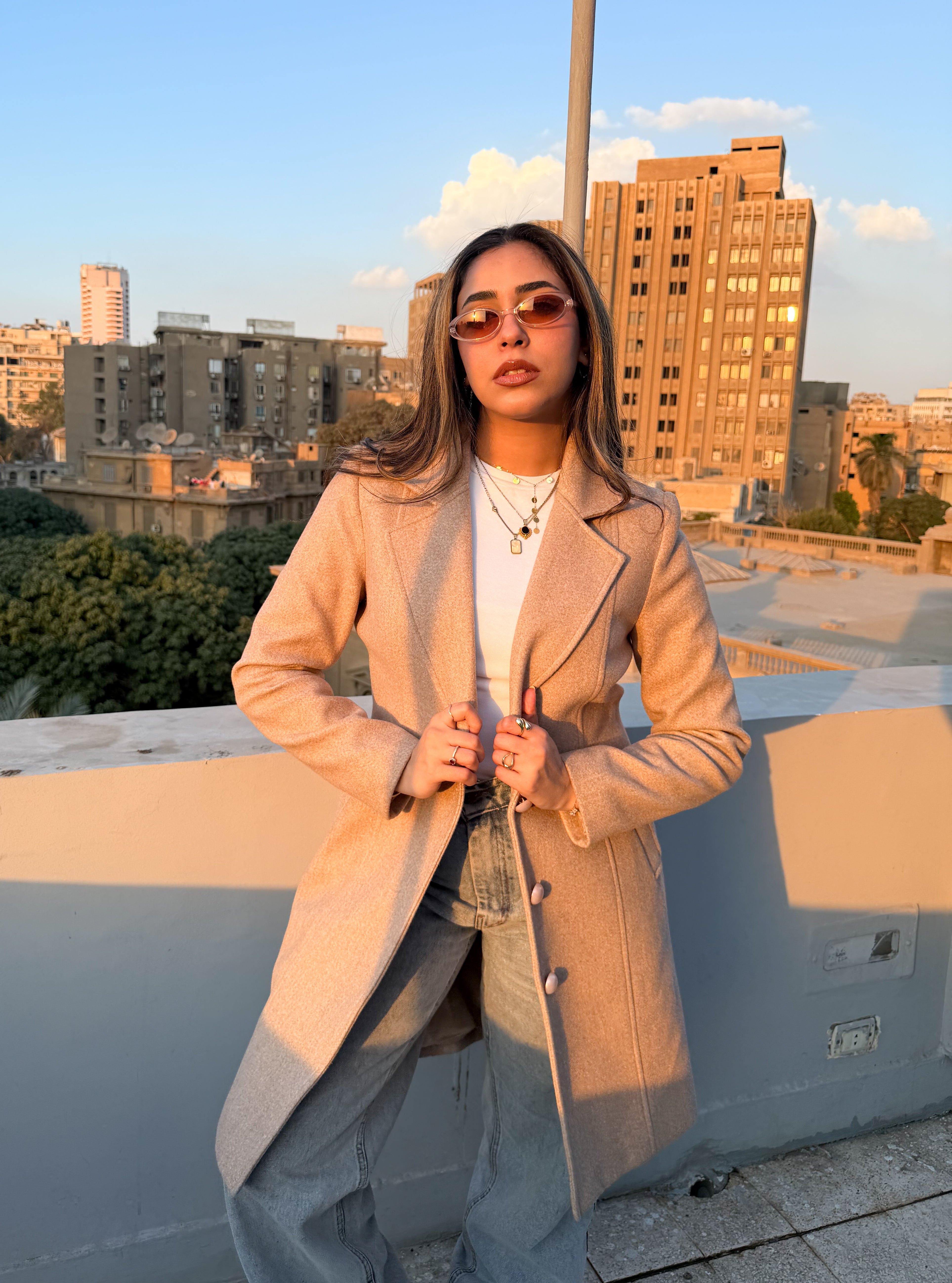 Beige Long Coat