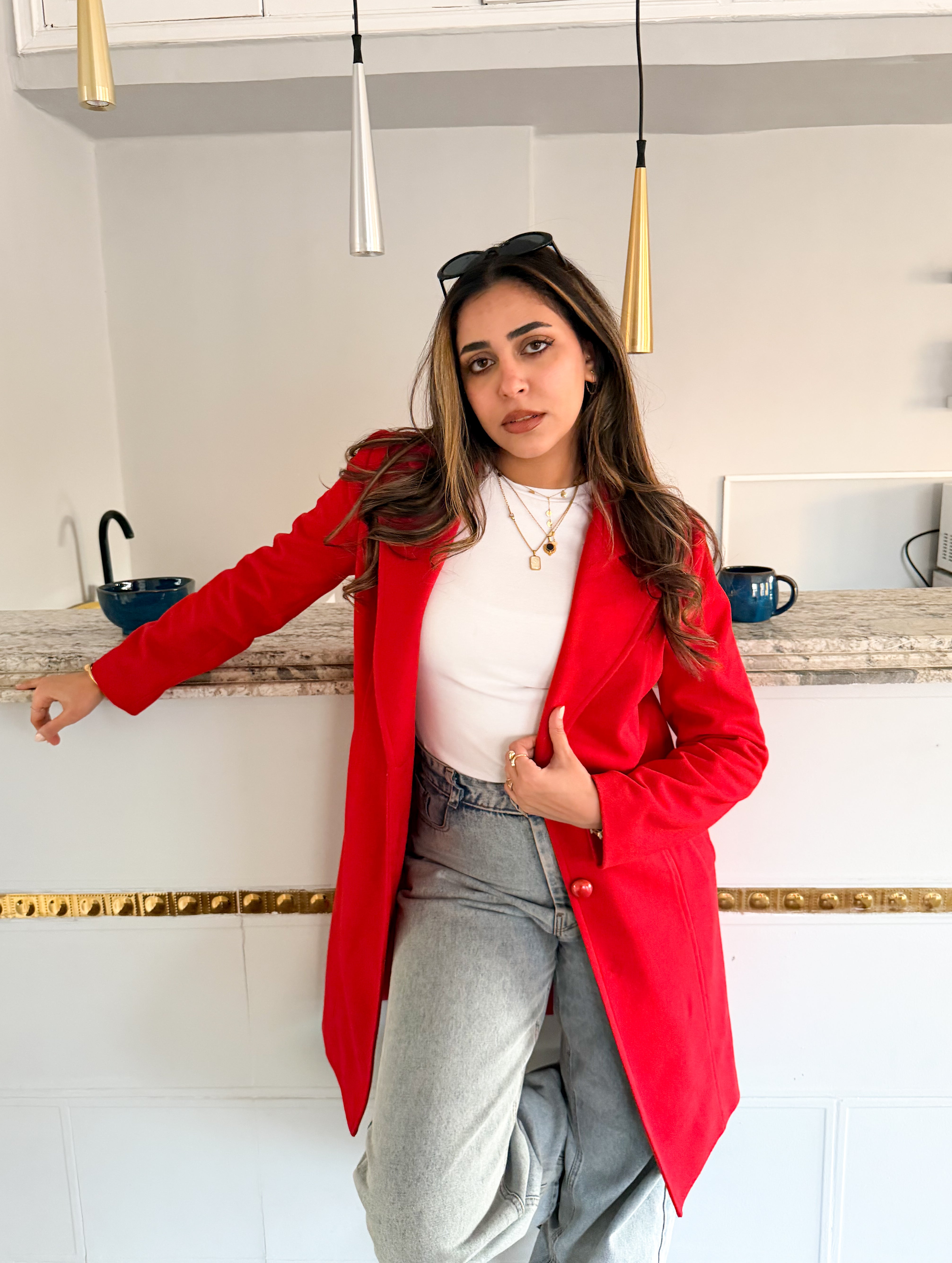 Red Long Coat