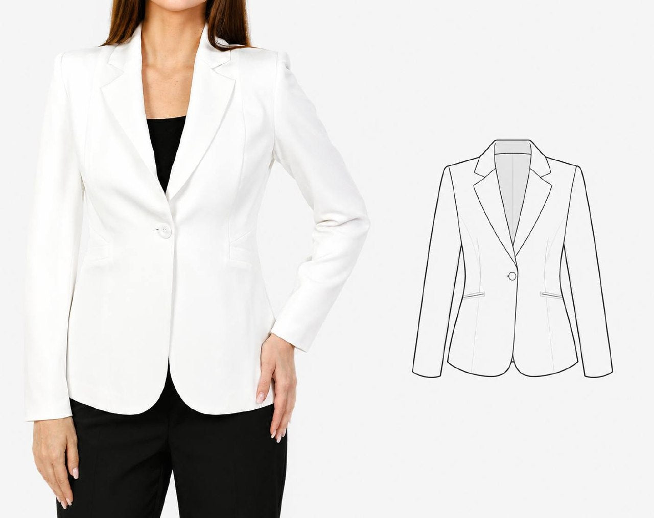Rounded Blazer