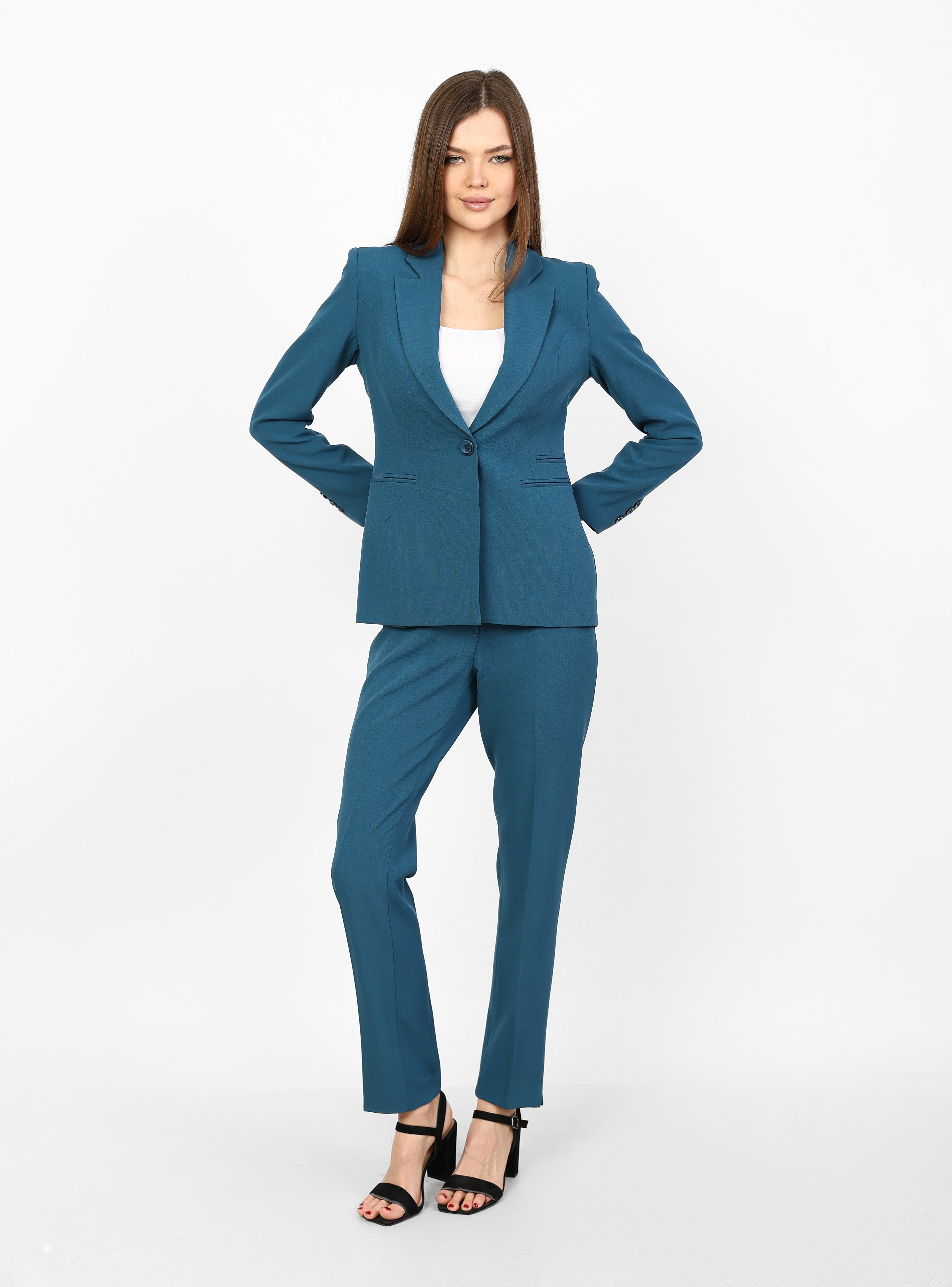 Cobalt Crepe Classic suit