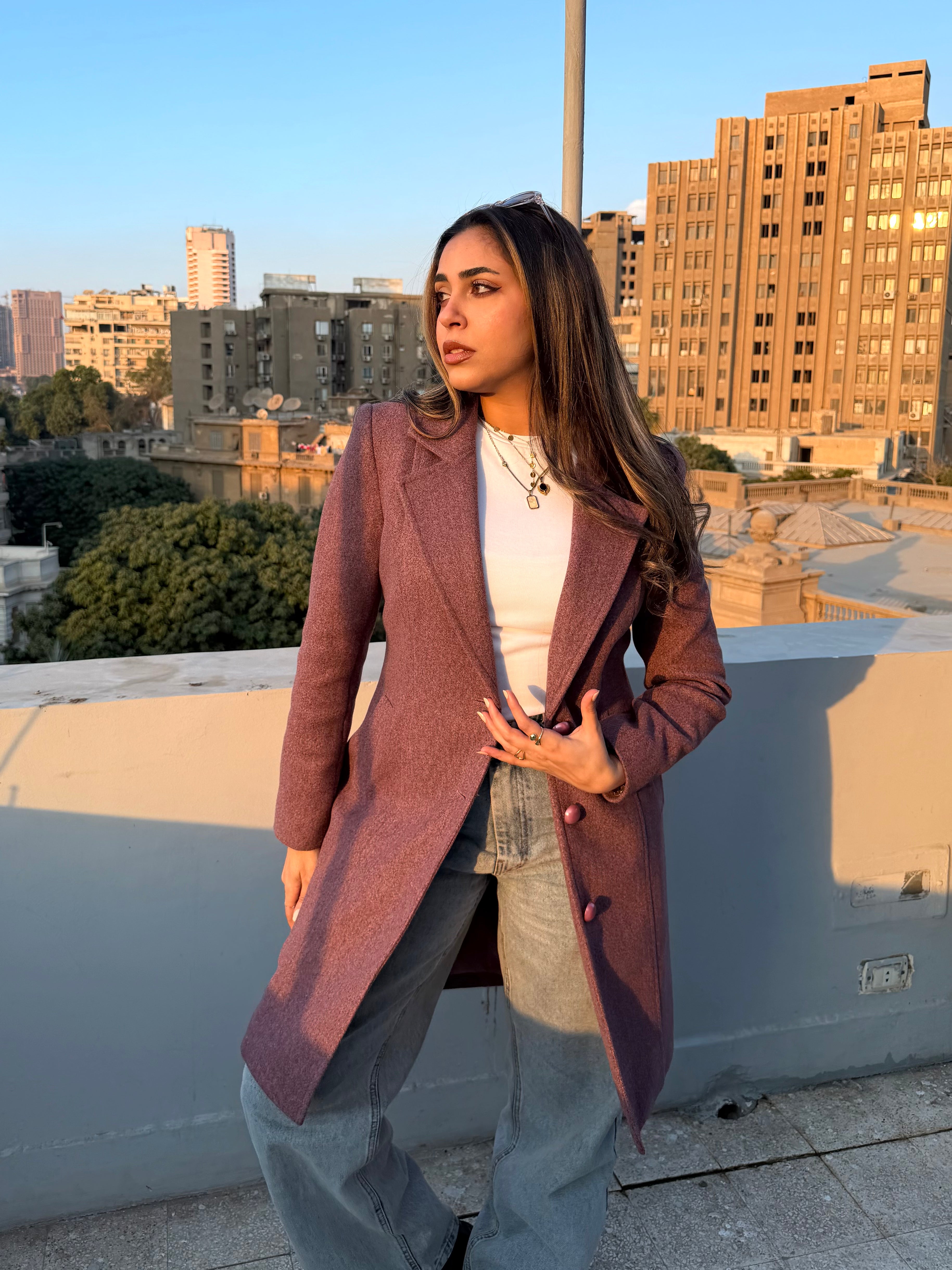 Dream Purple Long Coat